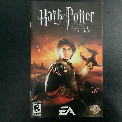 Harry Potter and the Goblet of Fire PS2 PlayStation 2 Instruction Manual Only