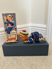 Vintage Lehmann Jonny Climbing Sailor Boy Nr 914 Tin Toy Western Germany w/box