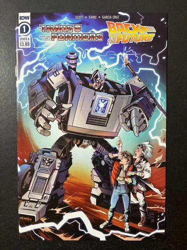 TRANSFORMERS/BACK TO THE FUTURE #1 *NM OR BETTER!* (IDW, 2020)  CAVAN SCOTT!