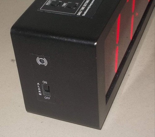 Alarm Clock with 12 Daily Programmable Alarms , display in 2.3" High LED Digits - Picture 4 of 4
