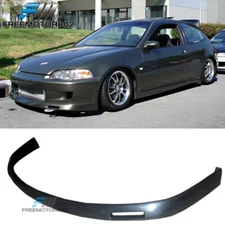 Fits 92-95 Honda Civic EG BYS Style Front Bumper Lip Spoiler PU