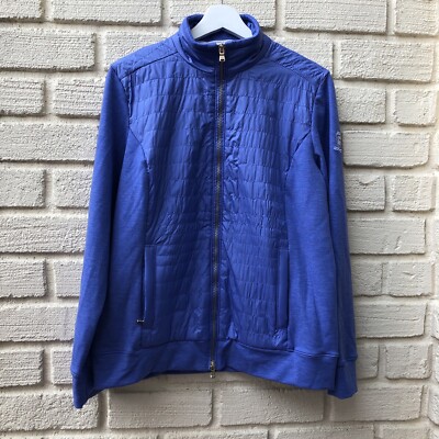 Fairway Greene Womens Augusta Full Zip Golf Jacket Size L- EUC