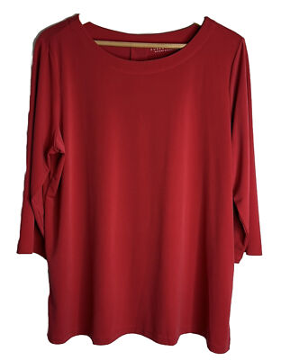Susan Graver Essentials Top Sz XLP