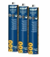 DINITROL 500 WINDSCREEN FITTING BONDING ADHESIVE GLUE SEALANT GLASS OEM 310ML 3x