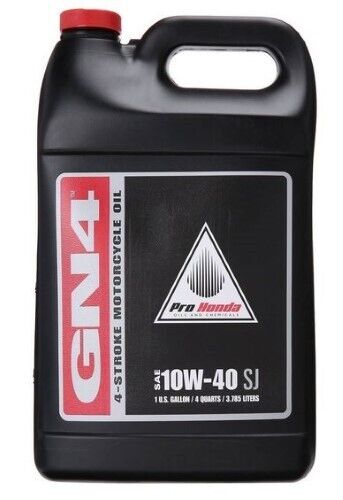 1 GALLON PRO HONDA GN4 ATV HUILE MOTO 10W-40 SJ 08C35-A141L01 HUILE HONDA - Photo 1 sur 7