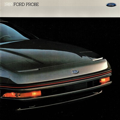 1989 Ford Probe GL LX GT 30 Page Dealer Sales Brochure | eBay
