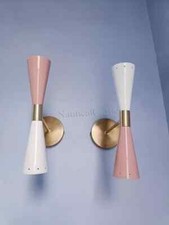 Wall Sconce Pair Customized Lamp Handmade Brass Italian Light Sconce Stilnovo