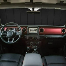 Jeep Wrangler Sun Shade Sunshade Best Gift Protects LCD Navigation Screen & Dash