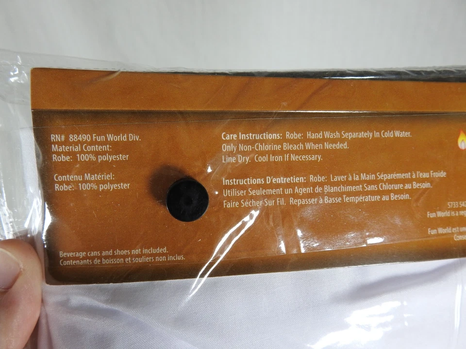 NUEVO Disfraz de Toga Mundo Divertido Adulto. Talla adulto. Bata con tocado de hoja de oro. #5427 Foto 4 de 4