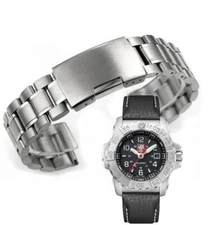 Metal Replacement Watch Band Fits Luminox Navy SEAL Steel Diver's 3250 3251 #015