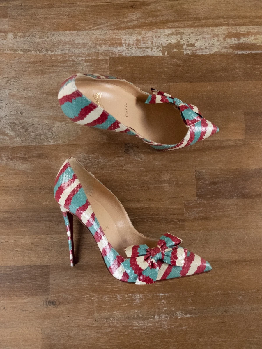 Christian Louboutin Women's Striped Heels for sale | eBay