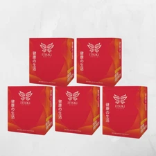 5 X Itsuki Kenko Red Pepper Herbal Foot Pad Patch Detoxifying 40 Patch