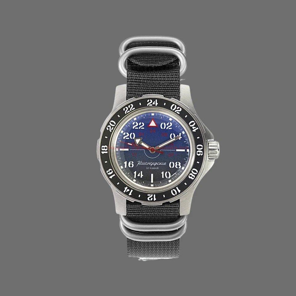Reloj de pulsera Vostok Komandirskie 18021A automático militar ruso VENDEDOR DE EE. UU. Foto 3 de 4
