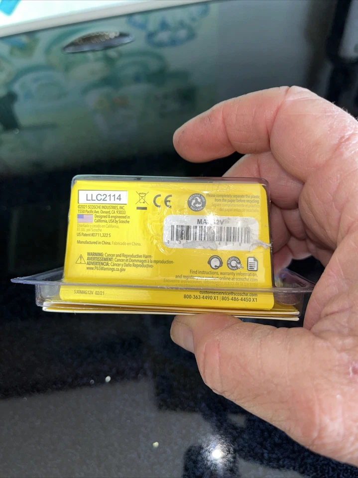 Scosche MAGICMOUNT Power - Magnetic Mount For Mobile Devices - MAG12V - NEW - Image 4 of 4