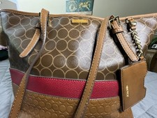 Nine West Multi Color Shoulder Bag Tote 16.5”x10”x6” Quality Style Large Size