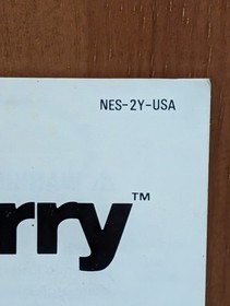 Dirty Harry: Instruction Booklet Manual Only (Nintendo, NES-2Y-USA) - VGUC