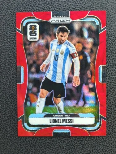 2026 Panini Prizm FIFA World Cup #10 Lionel Messi Argentina RED #/39 SSP
