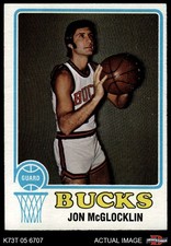 1973 Topps #123 Jon McGlocklin Bucks Indiana 5 - EX