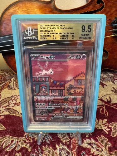 MEW EX 053 BGS 9.5 | Sunset 🌇 City Mew | Pokemon 151 Black Star Promo