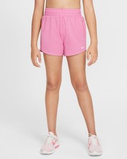 Nike Girls  Dri-FIT Shorts  Small  Pink  High-Waisted