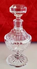 Vintage Waterford Crystal Footed Perfume Bottle w/ Stopper