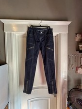 Tommy Girls NWOT Dark Wash Skinny Jeans w/ Gold Zippe