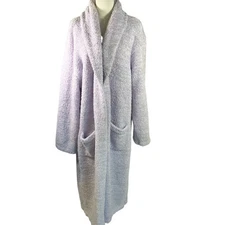 Barefoot Dreams CozyChic Robe Womens Size 3 Purple Plush Lounger Duster