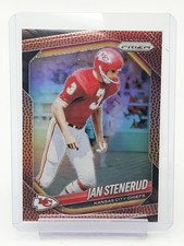 JAN STENERUD 2025 PANINI PRIZM FOOTBALL PIGSKIN #204 /180 CHIEFS Q2091