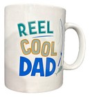 “Real Cool Dad”4 1/2”H x 3 1/2”W Oversized Coffee Mug Cup-Brand New-Ship N 24 Hr