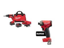 Milwaukee 2866-22ID M18 FUEL 18V Drywall Screw Gun / Surge Impact Combo Kit