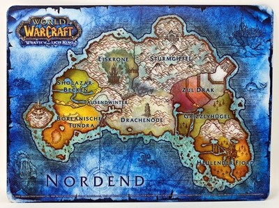 World of Warcraft: Wrath of the Lich King   Nordend Mauspad Collectors Mousepad