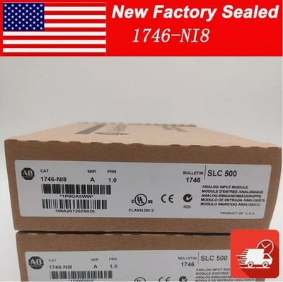 New Factory Sealed AB 1746-NI8 SLC 500 Analog Input Module 1746NI8