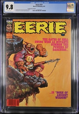 EERIE 121 Vaughn Bode Basil Gogos 1981 Darklon 1:2:BEST Canadian VARIANT CGC 9.8