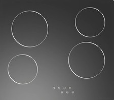 Cata UBTCC60LC.1 - 4 Zone Electric Hob Satin Glass finish