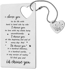 Funny Valentines Day Card for Wife Wallet Card Gifts for Him Her Boyfriend Birth