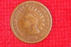 1879, *(Rare)*, Antique Coin, Indian Head Penny, (147 Years Old).