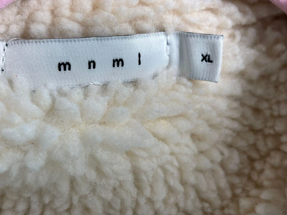 Chaqueta MNML Para Hombres XL Roja Sherpa Forrada Camionero Bandana Paisley Algodón Ropa de Calle Foto 3 de 4