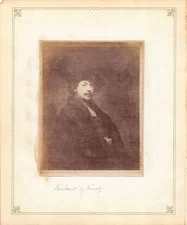 Rembrandt by Himself Painting Antique Albumin Print Photo c.1900