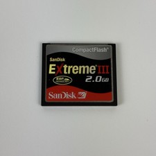 SanDisk Extreme III 2GB CF Compact Flash Memory Card ESP