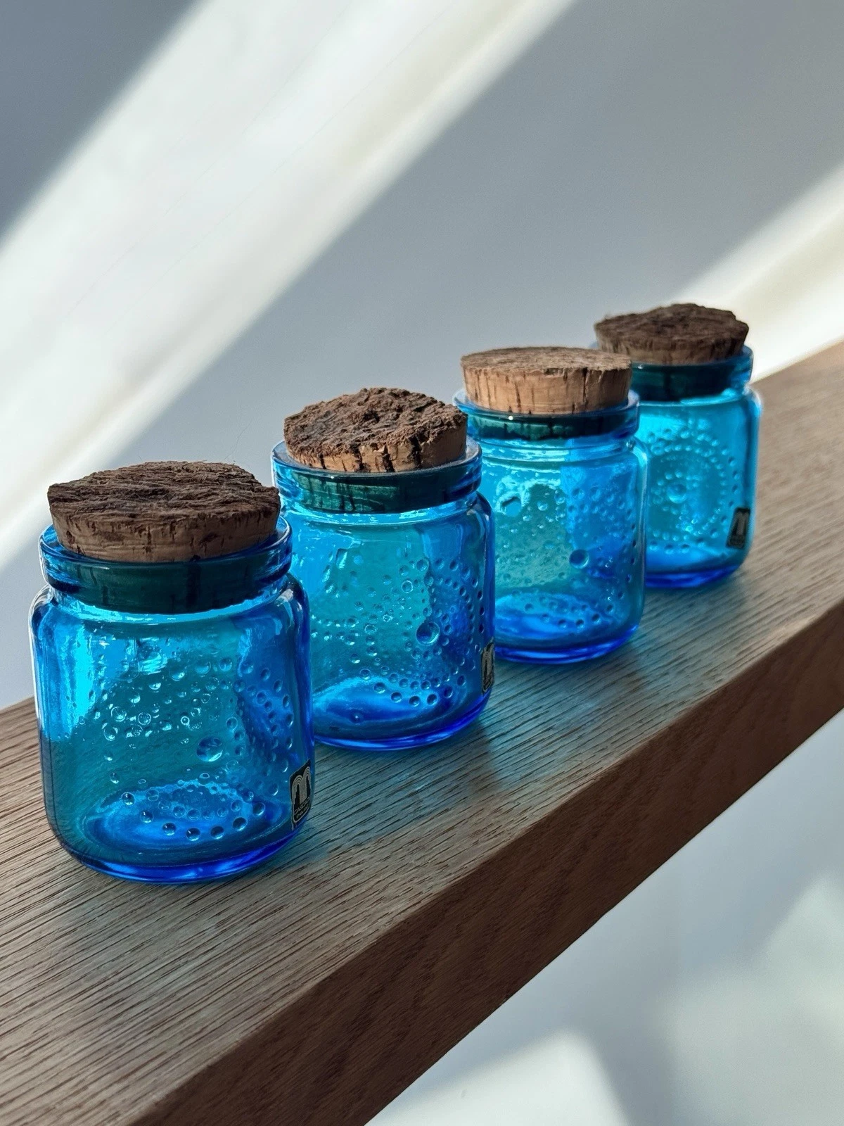 Set of 4 Wood Bros Storage Jars from their "Cascade" Range, 1960’s 8cm
