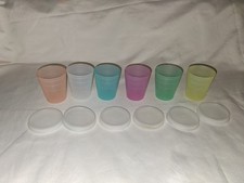 Vintage Tupperware Midgets 101 Cups 2oz Paste...