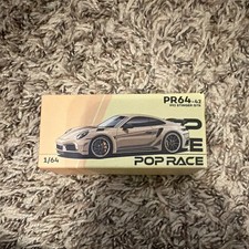 POP RACE Porsche 992 Stinger GTR Gold 1:64 Diecast Limited Ed PR64-42