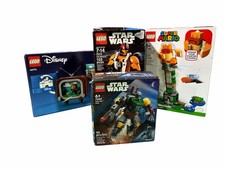 LEGO 4 Boxed Sets Star Wars / Super Mario / Disney - 71388 40774 75369 75115