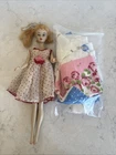 Vintage Barbie Doll Ponytail Blonde Brown Eyeliner, Mattel 1960s Japan
