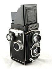 Vintage Toyocaflex TLR 6x6 Camera Tri-Lausar 80mm f3.5 Case Parts Repair AS IS
