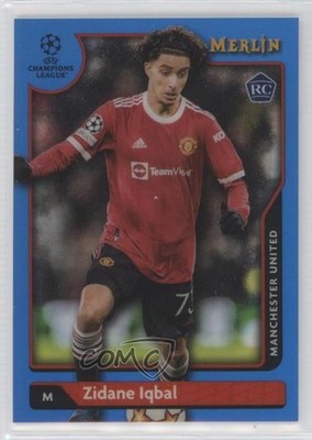 2021-22 Topps Blue Refractor 5/75 Zidane Iqbal #98 Rookie RC n0c