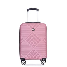Grossag ASLU66 Spinner Wheels Rolling Lockable Handle and Lightweight Luggage,