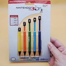 NINTENDO 3DS DS TELESCOPING STYLUS MULTI PACK NEW