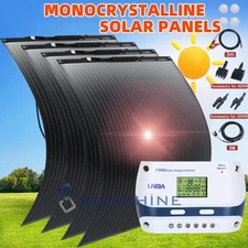 400W Super Large Flexible Solar Panel w/ Controller For Generator Power Station