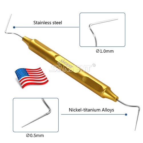 Dental Endo Gutta Percha Fill Obturation Tips NiTi&Stainless Steel Hand Plugger - Picture 24 of 38